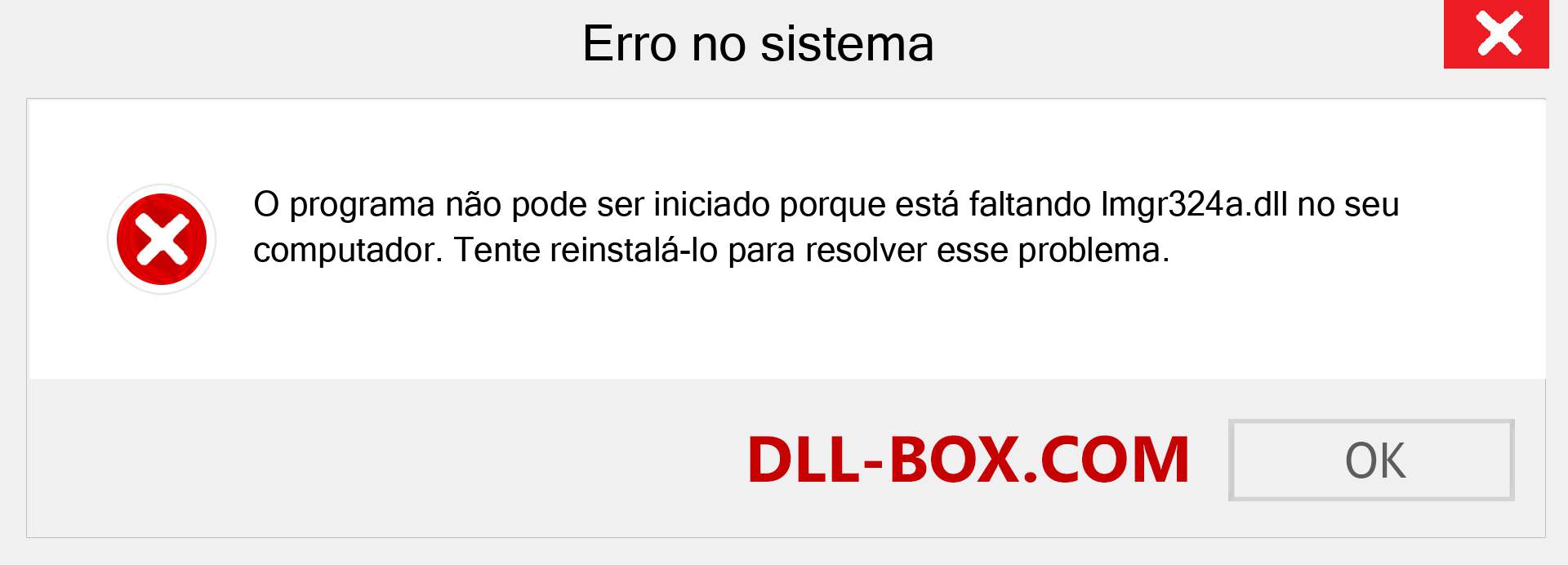 Arquivo lmgr324a.dll ausente ?. Download para Windows 7, 8, 10 - Correção de erro ausente lmgr324a dll no Windows, fotos, imagens